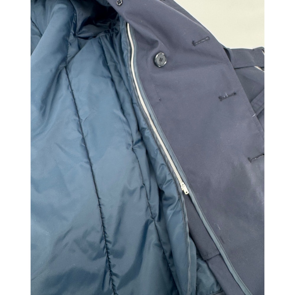 Vintage‎ US Military All-Weather Trench Coat 48R Removable Liner Navy - Picture 6 of 12